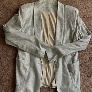 Silver blazer only worn once